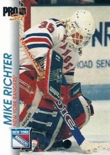 Mike Richter New York Rangers Pro Set 1992/93  #116