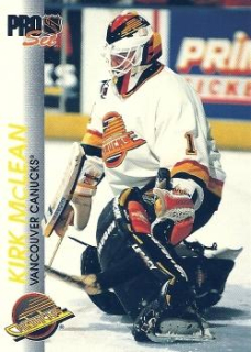 Kirk McLean Vancouver Canucks Pro Set 1992/93  #193