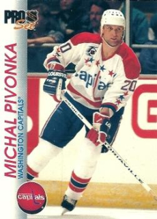 Michal Pivonka Washington Capitals Pro Set 1992/93  #201