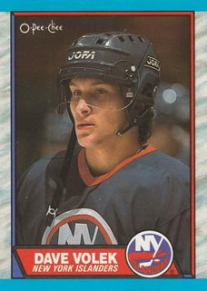 Dave Volek New York Islanders O-Pee-Chee 1989/90  #85