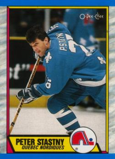 Peter Stastny Quebec Nordiques O-Pee-Chee 1989/90  #143