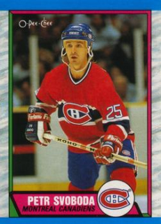 Petr Svoboda Montreal Canadiens O-Pee-Chee 1989/90  #238