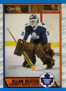 Allan Bester Toronto Maple Leafs O-Pee-Chee 1989/90  #271