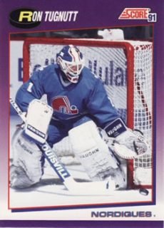 Ron Tugnutt Quebec Nordiques Score 1991/92 American  #41