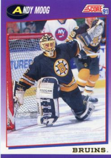 Andy Moog Boston Bruins Score 1991/92 American  #90