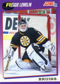 Reggie Lemelin Boston Bruins Score 1991/92 American  #127