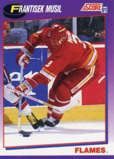 Frantisek Musil Calgary Flames Score 1991/92 American  #142