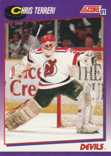 Chris Terreri New Jersey Devils Score 1991/92 American  #151