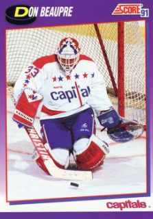 Don Beaupre Washington Capitals Score 1991/92 American  #185