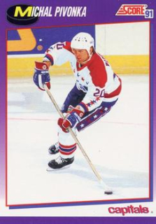 Michal Pivonka Washington Capitals Score 1991/92 American  #193