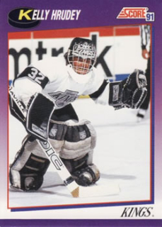 Kelly Hrudey Los Angeles Kings Score 1991/92 American  #231