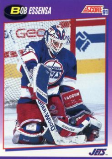Bob Essensa Winnipeg Jets Score 1991/92 American  #251
