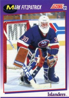Mark Fitzpatrick New York Islanders Score 1991/92 American  #266