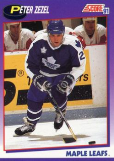 Peter Zezel Toronto Maple Leafs Score 1991/92 American  #269