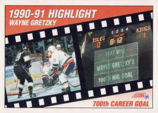 Wayne Gretzky - 700th Career Goal Los Angeles Kings Score 1991/92 American Highlight #413