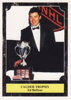 Ed Belfour (Calder Trophy) Chicago Blackhawks Score 1991/92 American Trophy #430