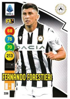 Fernando Forestieri Udinese 2021/22 Panini Calciatori Adrenalyn XL #338