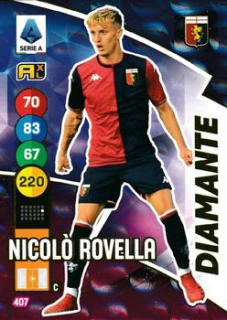 Nicolo Rovella Genoa 2021/22 Panini Calciatori Adrenalyn XL Diamante #407