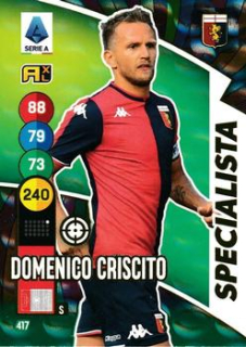 Domenico Criscito Genoa 2021/22 Panini Calciatori Adrenalyn XL Specialista #417