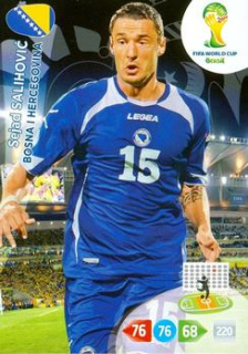 Sejad Salihovic Bosnia and Herzegovina Panini 2014 World Cup #40