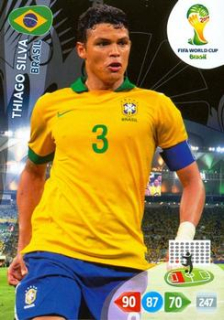 Thiago Silva Brazil Panini 2014 World Cup #51