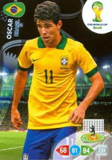 Oscar Brazil Panini 2014 World Cup #54