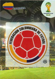 Team Logo Colombia Panini 2014 World Cup Logo #76