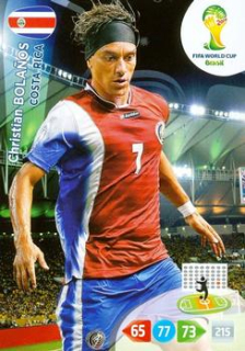 Christian Bolanos Costa Rica Panini 2014 World Cup #91