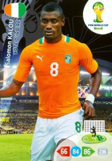 Salomon Kalou Cote D'Ivoire Panini 2014 World Cup #101