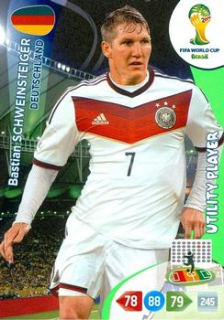 Bastian Schweinsteiger Germany Panini 2014 World Cup Utility Player #109