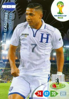 Emilio Izaguirre Honduras Panini 2014 World Cup #189
