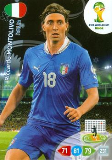 Riccardo Montolivo Italy Panini 2014 World Cup #216