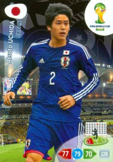 Atsuto Uchida Japan Panini 2014 World Cup #226