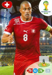 Gokhan Inler Switzerland Panini 2014 World Cup #298
