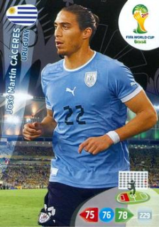 Martin Caceres Uruguay Panini 2014 World Cup #309