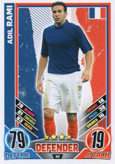 Adil Rami France EURO 2012 Match Attax #60
