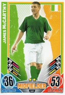 James McCarthy Republic Of Ireland EURO 2012 Match Attax #143