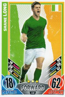 Shane Long Republic Of Ireland EURO 2012 Match Attax #149