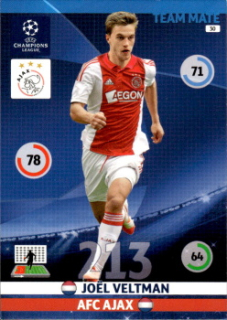 Joel Veltman AFC Ajax 2014/15 Panini Champions League #30