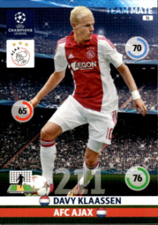Davy Klaassen AFC Ajax 2014/15 Panini Champions League #31