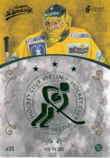 Ivo Pesat Vsetin 2021 Legendary Cards League Dynasty #56