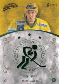 Alexej Jaskin Vsetin 2021 Legendary Cards League Dynasty #57