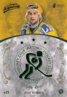 Josef Beranek Vsetin 2021 Legendary Cards League Dynasty #76