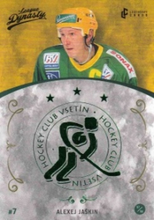 Alexej Jaskin Vsetin 2021 Legendary Cards League Dynasty #91