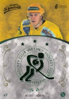 Alexej Jaskin Vsetin 2021 Legendary Cards League Dynasty #117