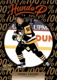 Sidney Crosby Pittsburgh Penguins Upper Deck 2021/22 Series 1 Hundo P #HP-9