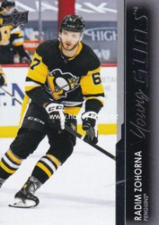 Radim Zohorna Pittsburgh Penguins Upper Deck 2021/22 Series 1 Young Guns #216