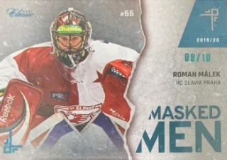 Roman Malek Slavia OFS Chance liga 2019/20 Masked Men Aqua Drop /10 #MM-RMA