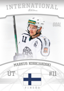Markus Korkiakoski Kolin Chance liga 2022/23 2. serie GOAL Cards International Team #8