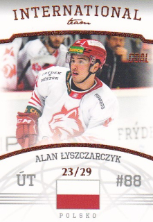 Alan Lyszczarczyk Frydek Mistek Chance liga 2022/23 2. serie GOAL Cards International Team Parallel /29 #10